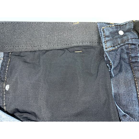 Democracy Jeans Womens 14 Ab Solution Itty Bitty Boot Bootcut Tummy Control Dark - Picture 8 of 9